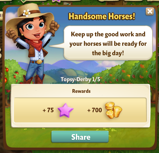 farmville 2 topsy-derby: rodeo round-up rewards, bonus