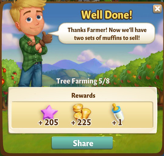 farmville 2 tree farming: baking bonanza rewards, bonus