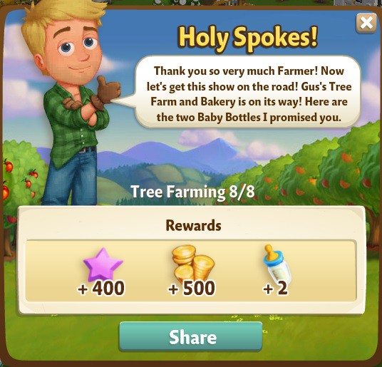 farmville 2 tree farming: bringing in the market rewards, bonus