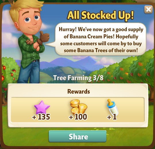 farmville 2 tree farming: let's get cooking rewards, bonus