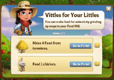 farmville 2 vittles for your littles tasks