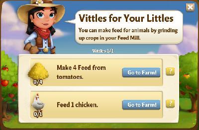 farmville 2 vittles: vittles for your little tasks