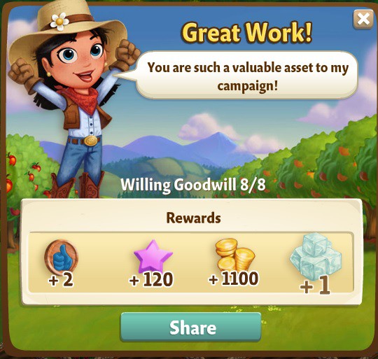 farmville 2 willing goodwill: election blues berries rewards, bonus