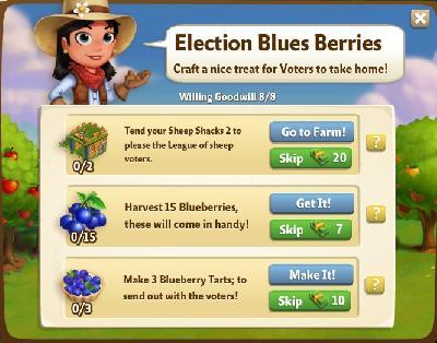 farmville 2 willing goodwill: election blues berries tasks