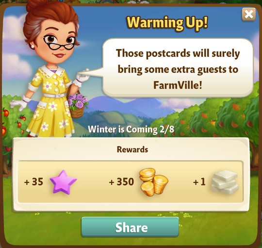 farmville 2 winter is coming: stock up fur winter rewards, bonus