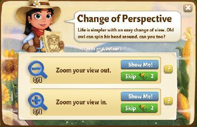 farmville 2 words of wisdom: change of perspective tasks