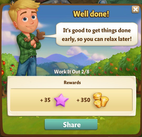 farmville 2 work it out: bolt it on rewards, bonus