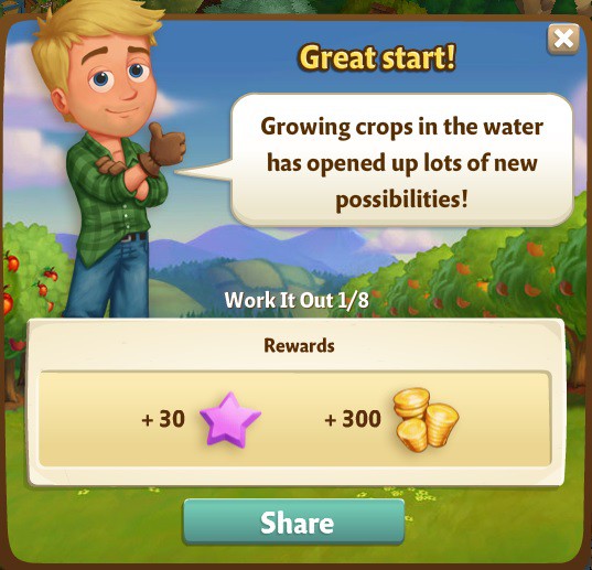 farmville 2 work it out: getting busy rewards, bonus
