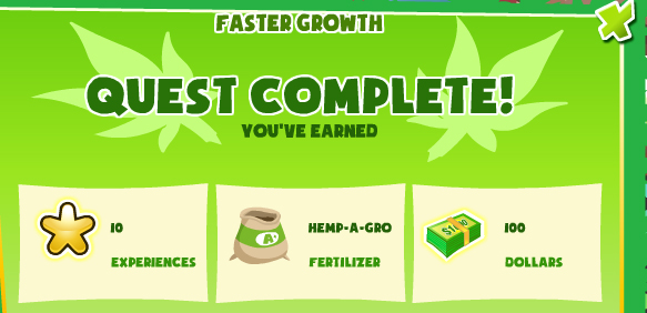 hemp tycoon faster growth rewards, bonus