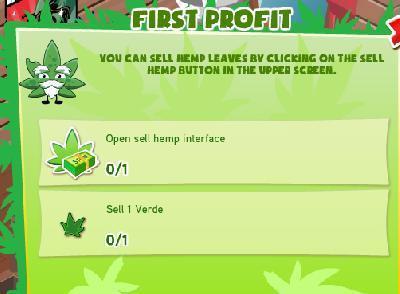 hemp tycoon first profit tasks