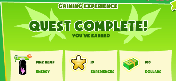 hemp tycoon gaining experience rewards, bonus