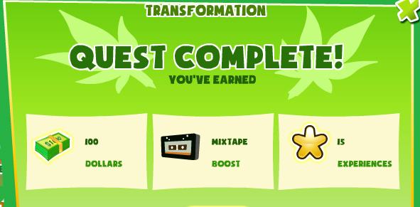 hemp tycoon transformation rewards, bonus