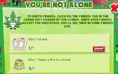 hemp tycoon you're not alone tasks