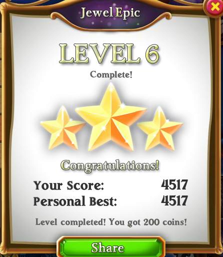 jewel epic level 5 rewards, bonus