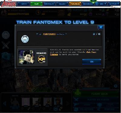 marvel avengers alliance train fantomex to level 9 tasks