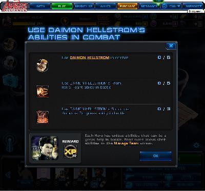 marvel avengers alliance use daimon hellstrom's abilities in combat tasks