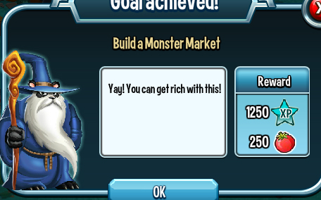 monster legends build a monster market rewards, bonus