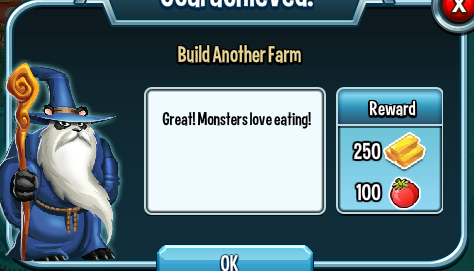 monster legends build another farm rewards, bonus
