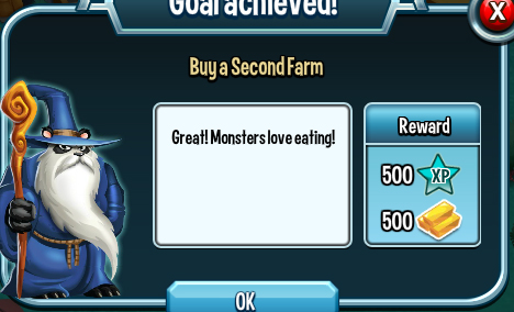 monster legends buy a second farm rewards, bonus
