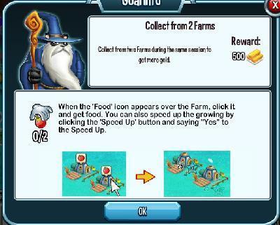 monster legends collect from 2 farms tasks