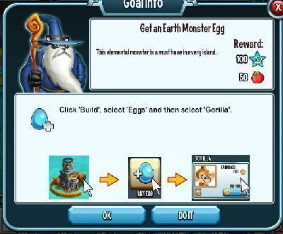 monster legends get an earth monster egg tasks