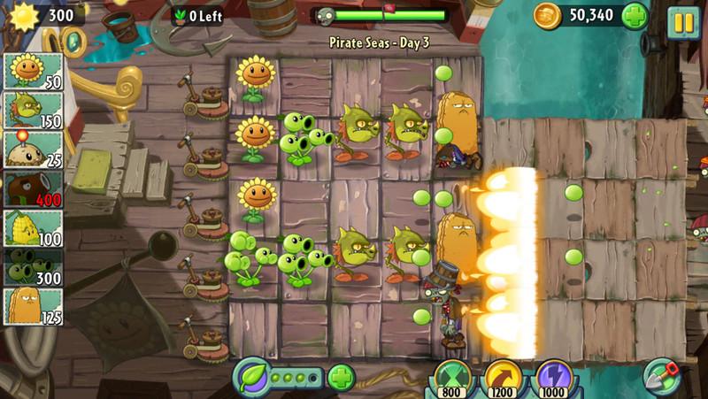 beat plants zombies 2 monday