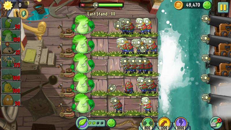 beat plants zombies 2 monday