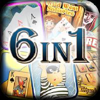 6 solitaire card games free