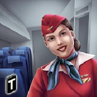 airplane flight attendant -career job sim gameskip