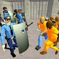 battle simulator: prison and police gameskip