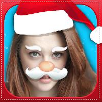 christmas face stickers