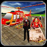 city bridal airplane flight and luxury wedding gameskip
