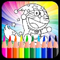 coloring book dorae cat gameskip