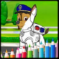 coloring book paw dogs patrol gameskip