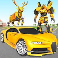 deer robot car game  robot transforming games