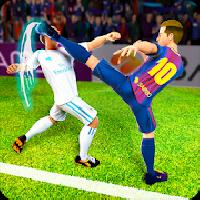 football players fight soccer gameskip
