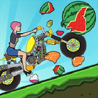 hill dismount - smash the fruits gameskip