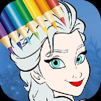 ice queen coloring game
