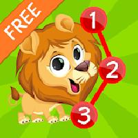 kids animals connect dots free