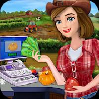 little farm store cash register girl cashier