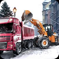 loader and dump truck winter sim