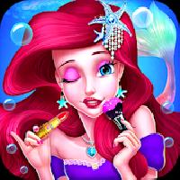 mermaid princess makeup - girl fashion salon