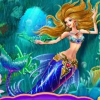 mermaid queen - dressup game