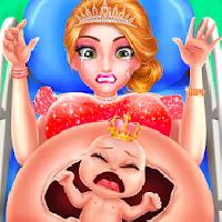 mom pregnant princess baby newborn surgery doctor