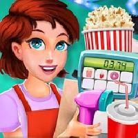 movie cinema cashier - cash register manager