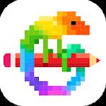 pixel art: colour by number game gameskip