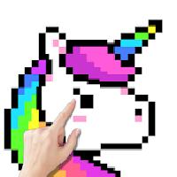 pixel coloring book - color by number, pixel art