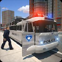 police bus prison transport 3d