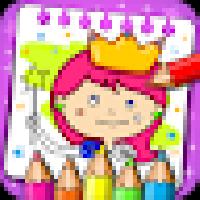 princess coloring book and games