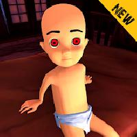 scary baby in yellow house of scares gameskip